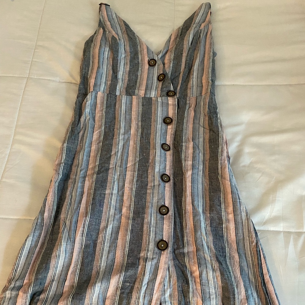 STRIPED LONG DRESS